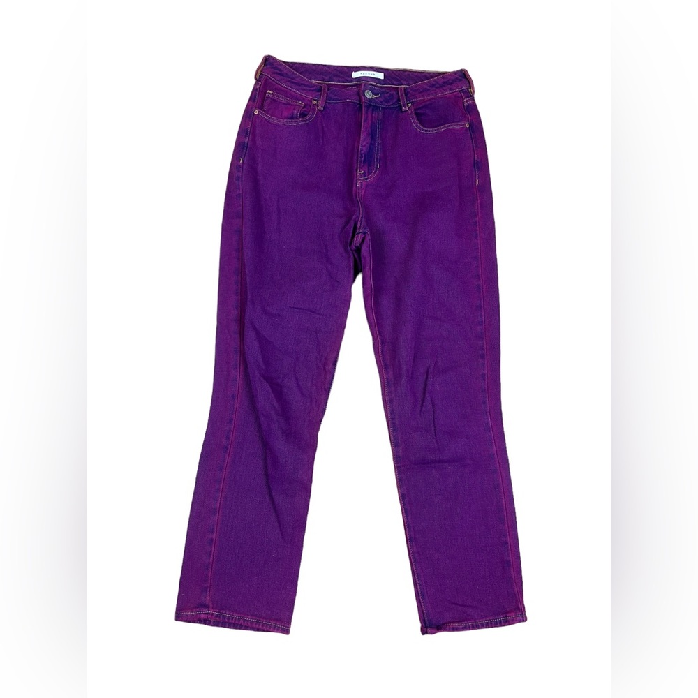 PacSun Size 28 Pink Washed Mom Jeans Stonewashed Bright Pink/Purple 28" Inseam